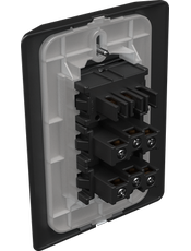 {produtos-mectronic::1 Interruptor Convencional + 2 Tomadas}