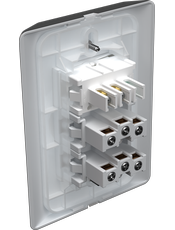 {produtos-mectronic::1 Interruptor Convencional + 2 Tomadas}