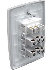{produtos-mectronic::1 Interruptor Convencional + 2 Tomadas}