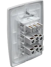 {produtos-mectronic::1 Interruptor Convencional + 2 Tomadas}