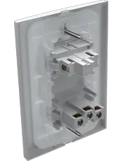 {produtos-mectronic::Conjunto 1 Interruptor Paralelo 20A Engate Soft+ 1 Tomada 2P+T 20A 250Vca com placa ON Branca}
