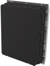 {produtos-mectronic::1x18 Disjuntores NEMA em 2 Fileiras de 9&Dimensões: A 310 |B 385 |C 280 |D 350 |E 80}
