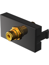 {produtos-mectronic::Conector Coaxial A+V Amarelo }