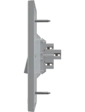 {produtos-mectronic::Conjunto 1 Interruptor Paralelo Soft 10A/250Vca com placa Vertical ON Branca}