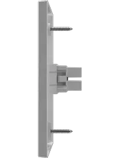 {produtos-mectronic::Conjunto 1 Interruptor Intermediário 1M, 10A/250Vca com placa Horizontal Linha Click Branca}