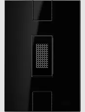 {produtos-mectronic::Conjunto 1 Campainha Bivolt 110Vca/220Vca com placa Vertical Click Black}