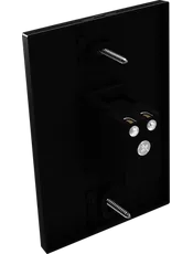 {produtos-mectronic::Conjunto 1 Campainha Bivolt 110Vca/220Vca com placa Vertical Click Black}