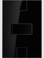{produtos-mectronic::Conjunto 1 Interruptor Intermediário 1M, 10A/250Vca com placa Horizontal Linha Click Black}
