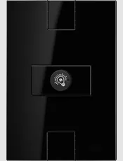 {produtos-mectronic::Conjunto 1 Dimmer Bivolt 110Vca/220Vca - 50/60Hz com placa Linha Click Black}