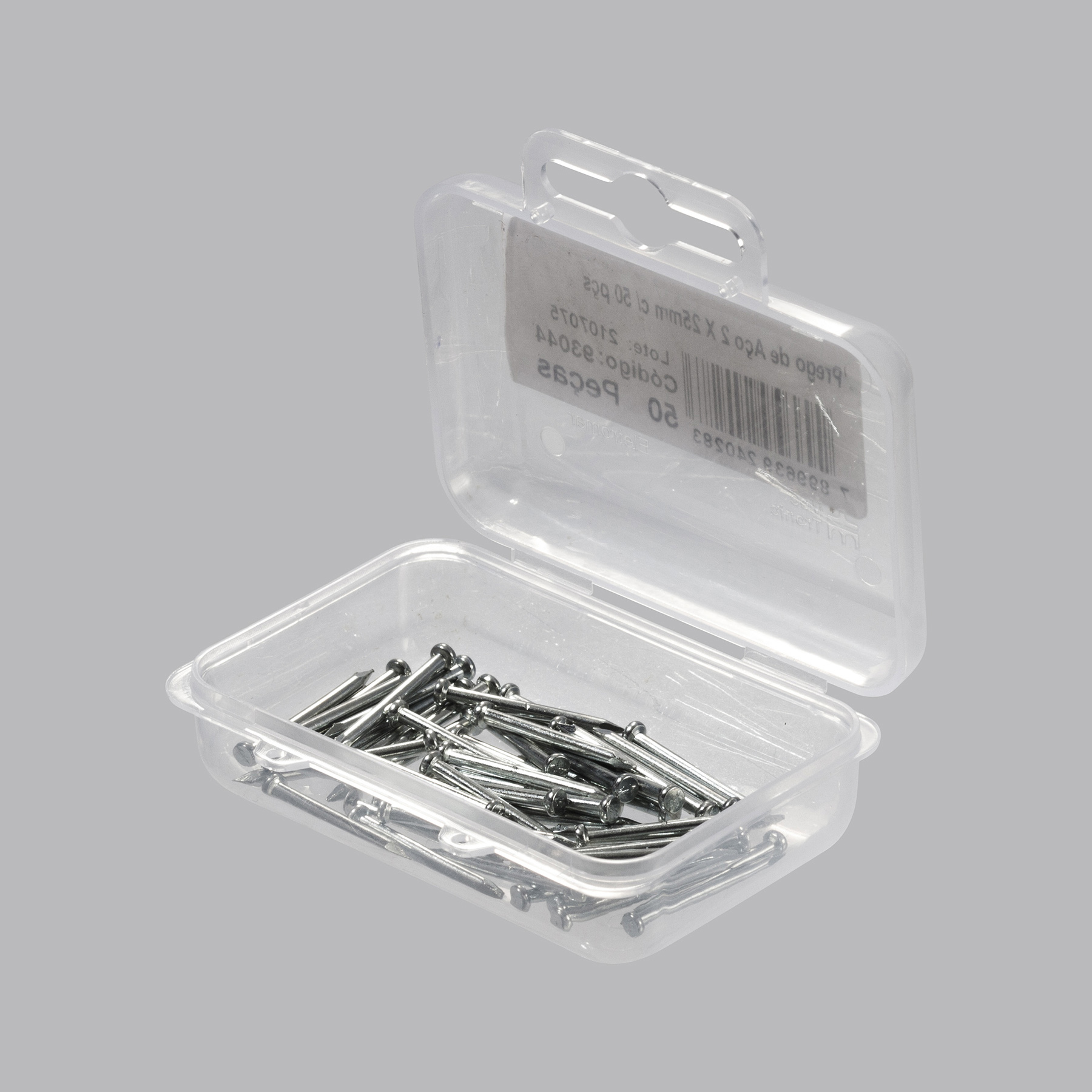 Prego de aço PRATA 2 x 25 mm